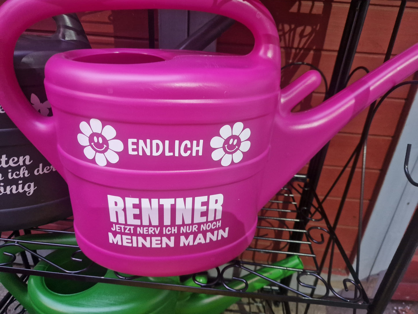 Tolle Gießkannen mit Sprüchen