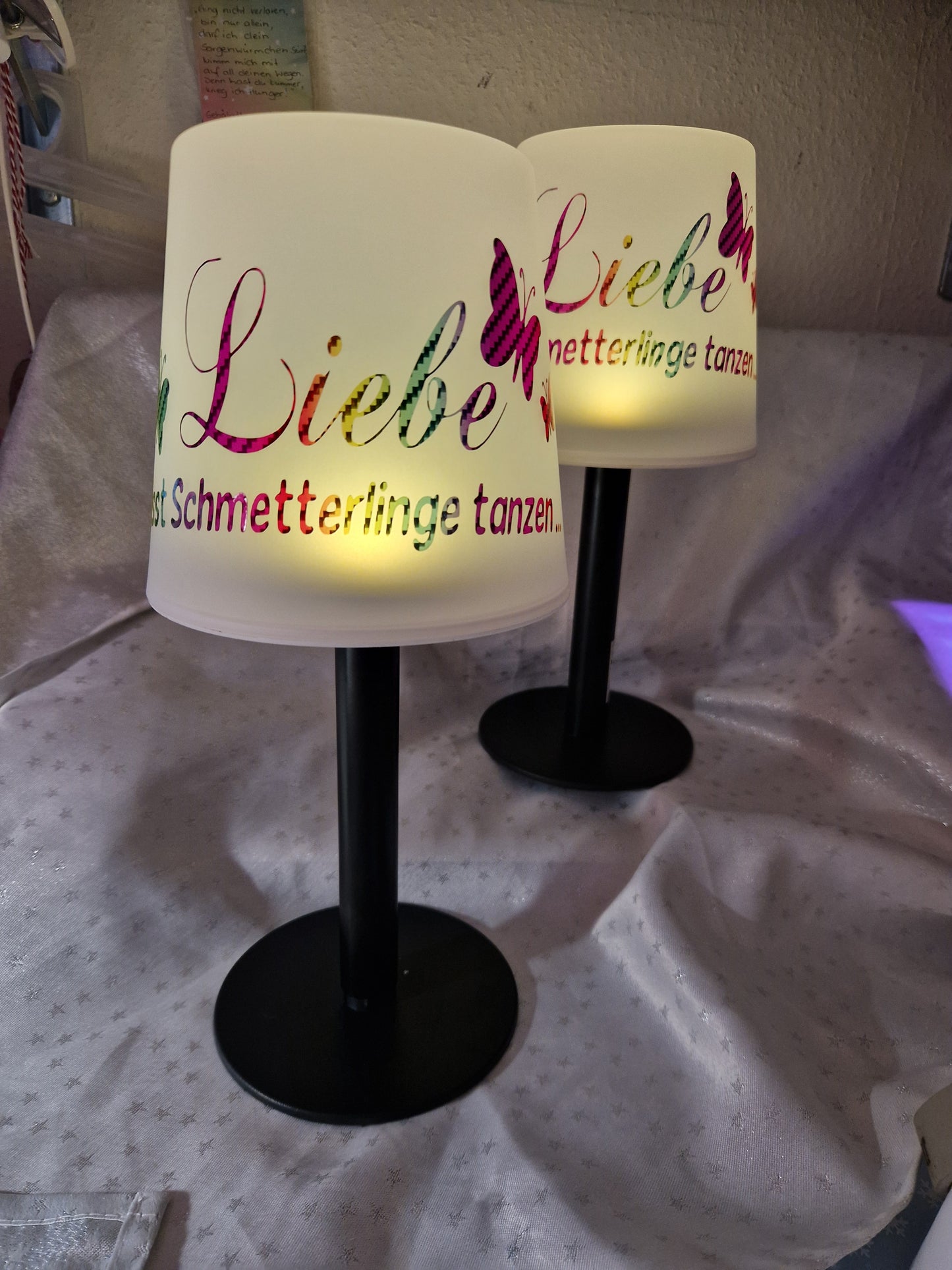 Solar-Lampe ....Tischlampe 15 cm