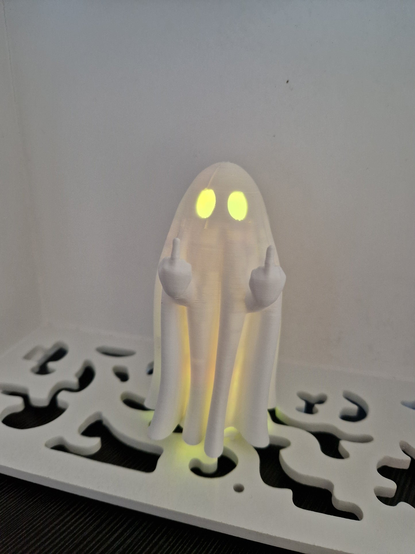 3D Druck LED Fu** You Gespenst