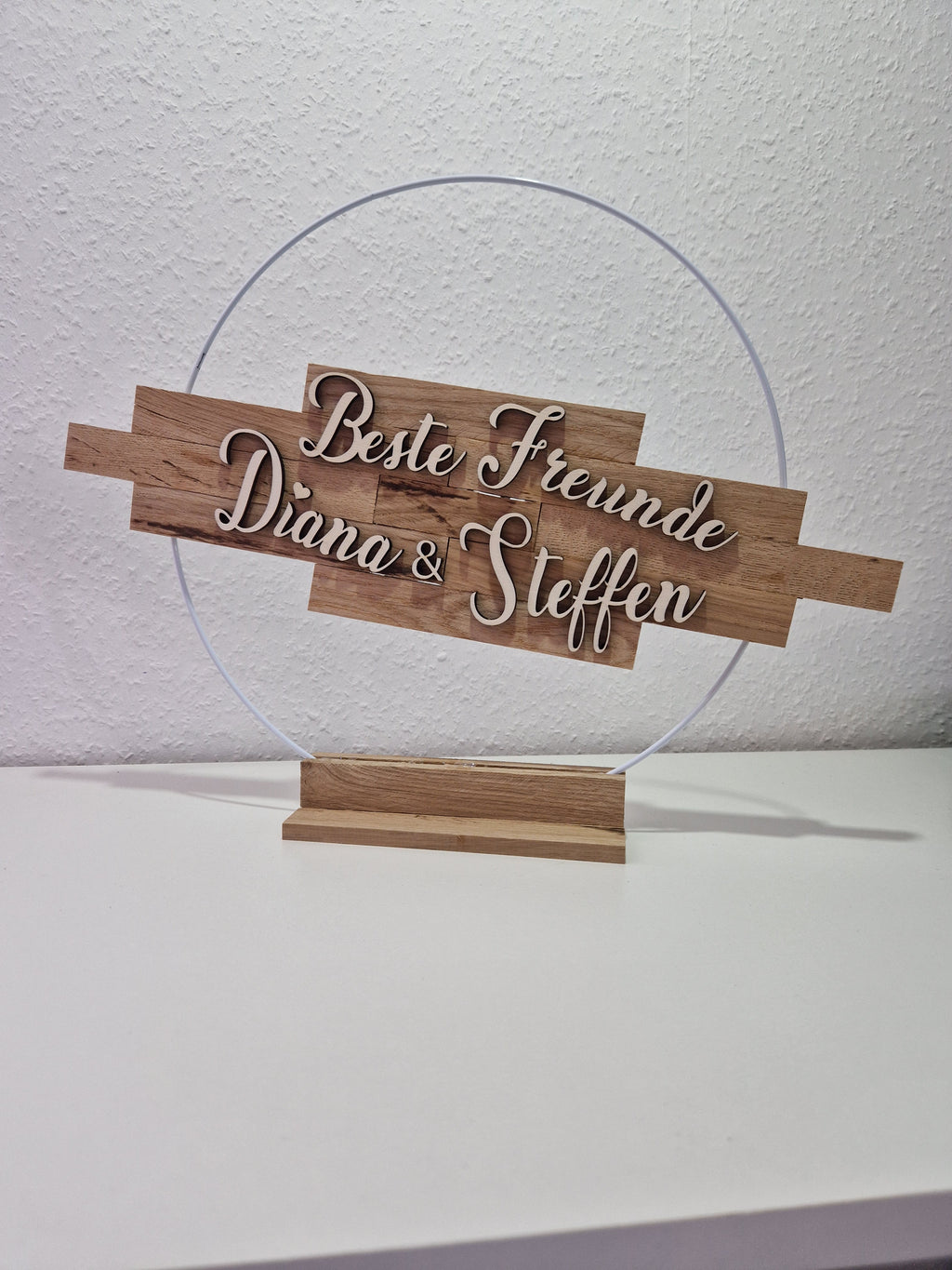Deko Ring Geschenk Überraschung Muttertag etc. Personalisierbar
