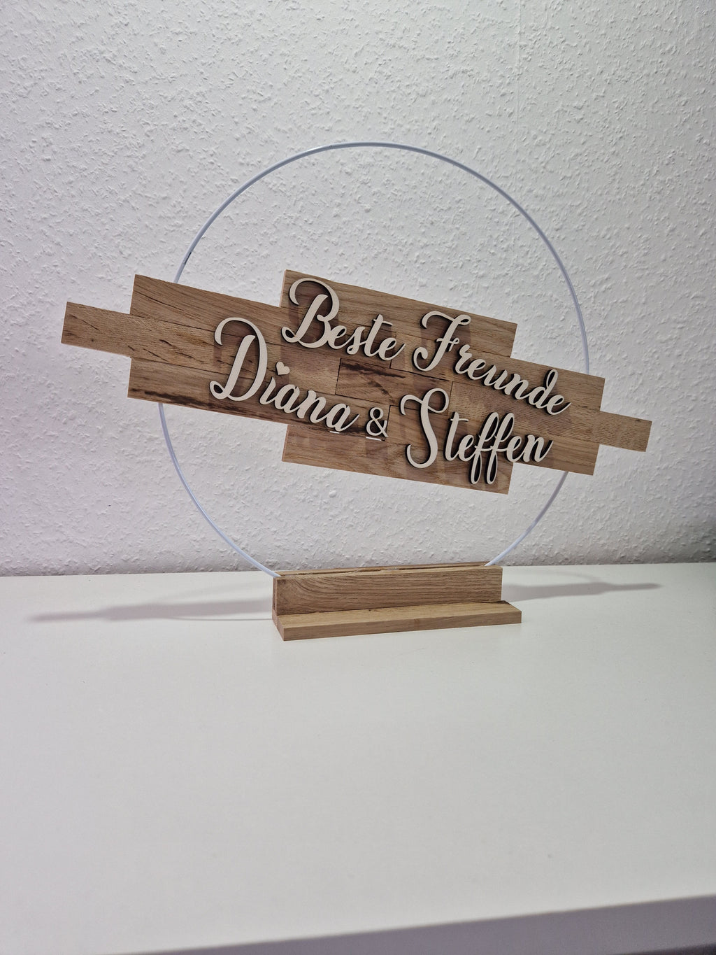 Deko Ring Geschenk Überraschung Muttertag etc. Personalisierbar