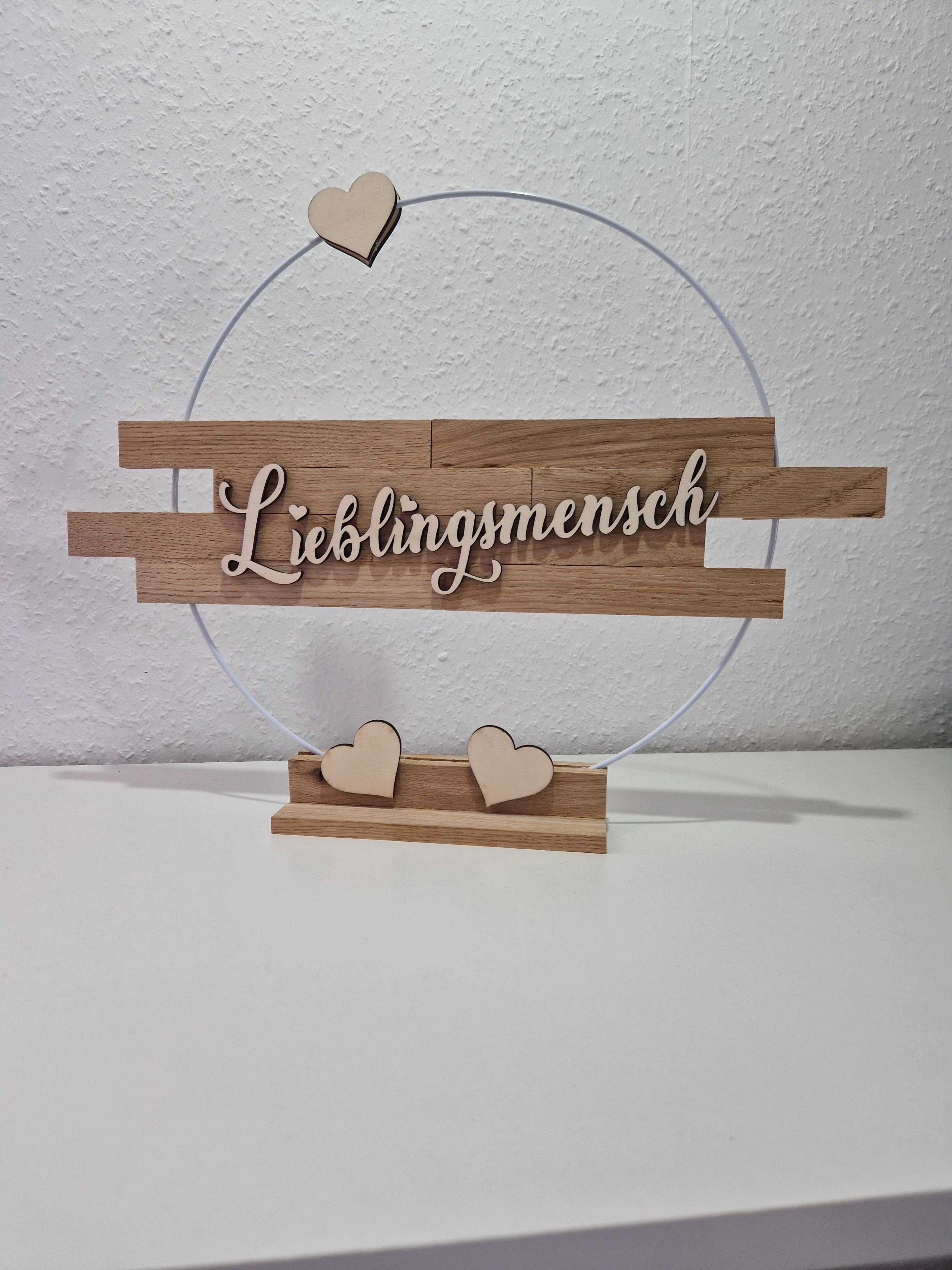 Deko Ring Geschenk Überraschung Muttertag etc. Personalisierbar