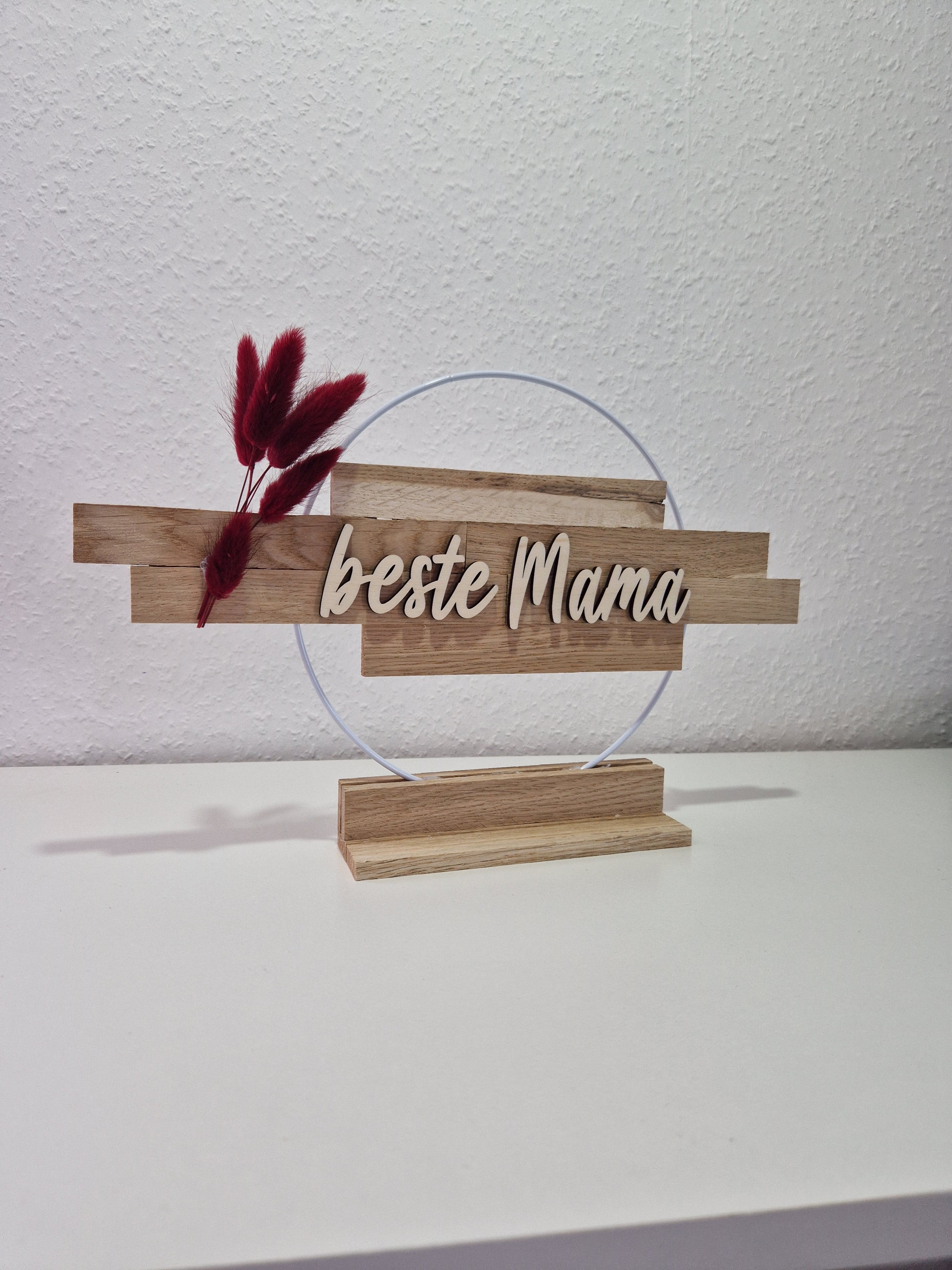 Deko Ring Geschenk Überraschung Muttertag etc. Personalisierbar