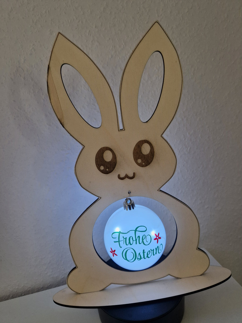 "Osterkracher" Hase Led Kugel