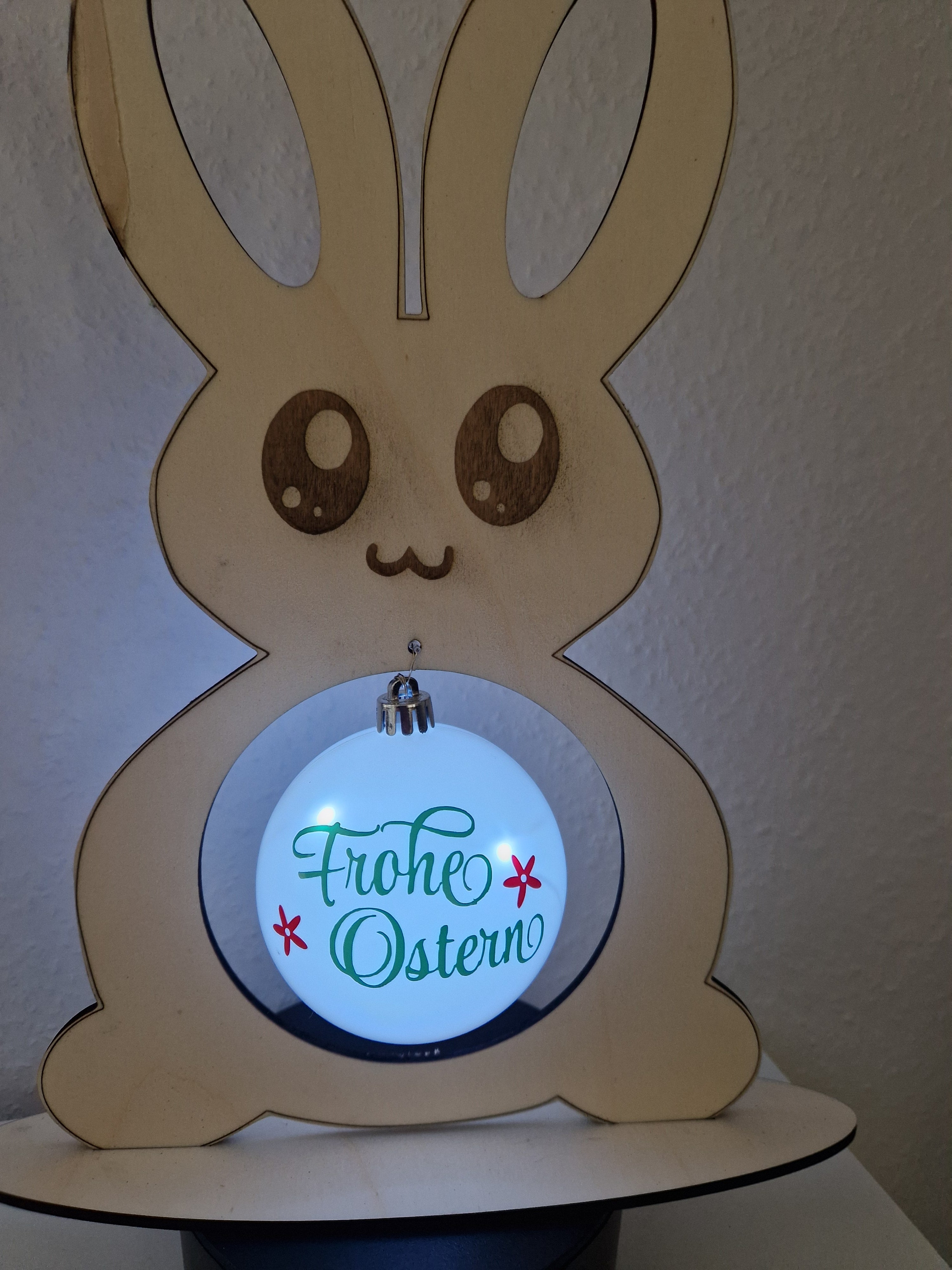 "Osterkracher" Hase Led Kugel