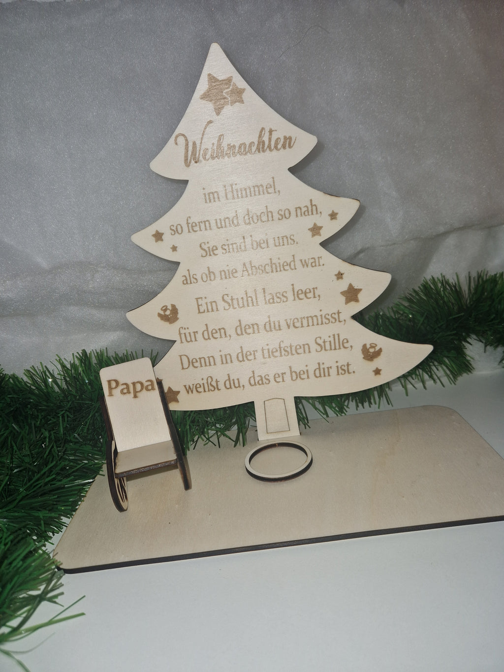 Weihnachten im Himmel Deko Baum