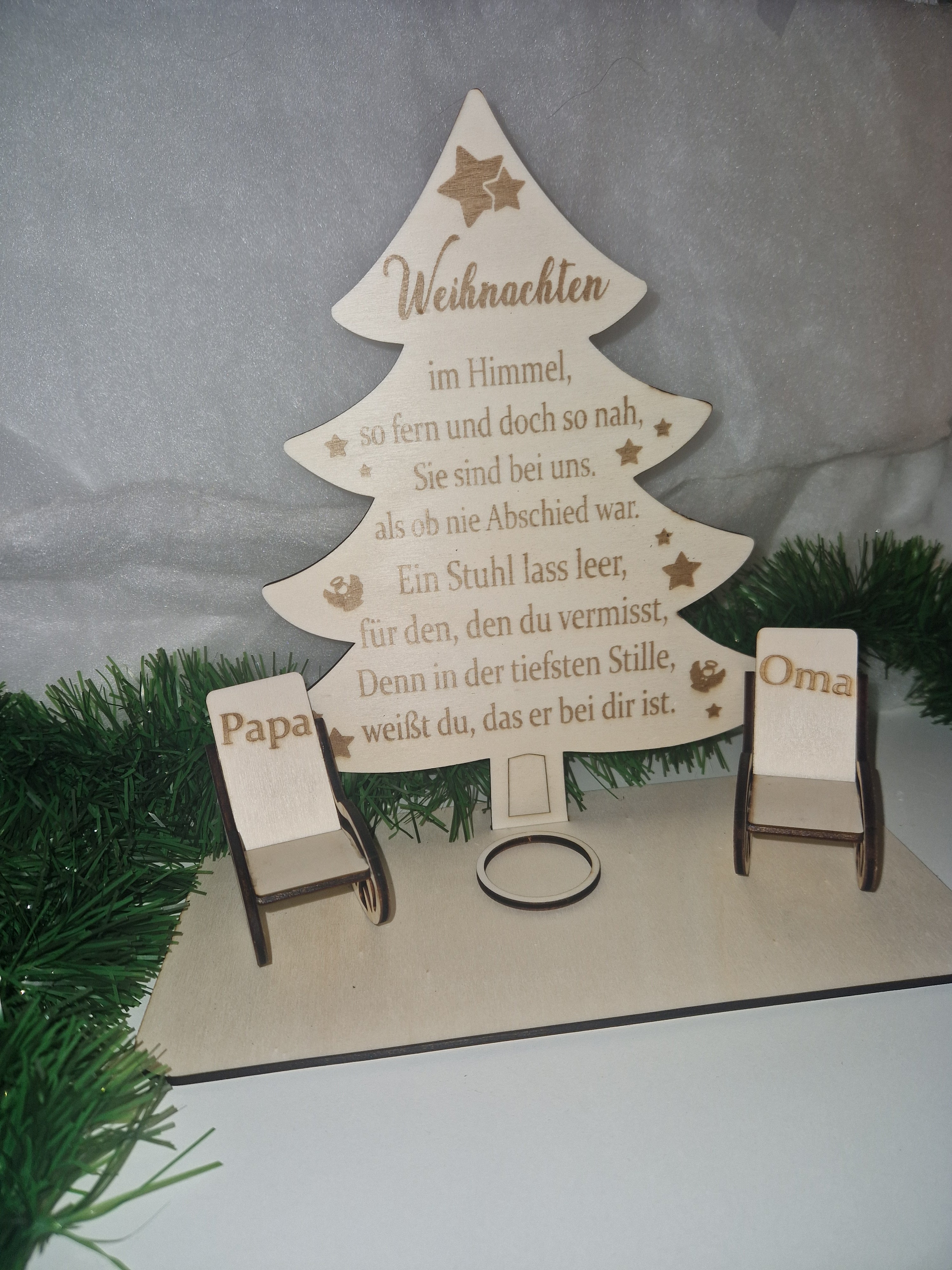 Weihnachten im Himmel Deko Baum