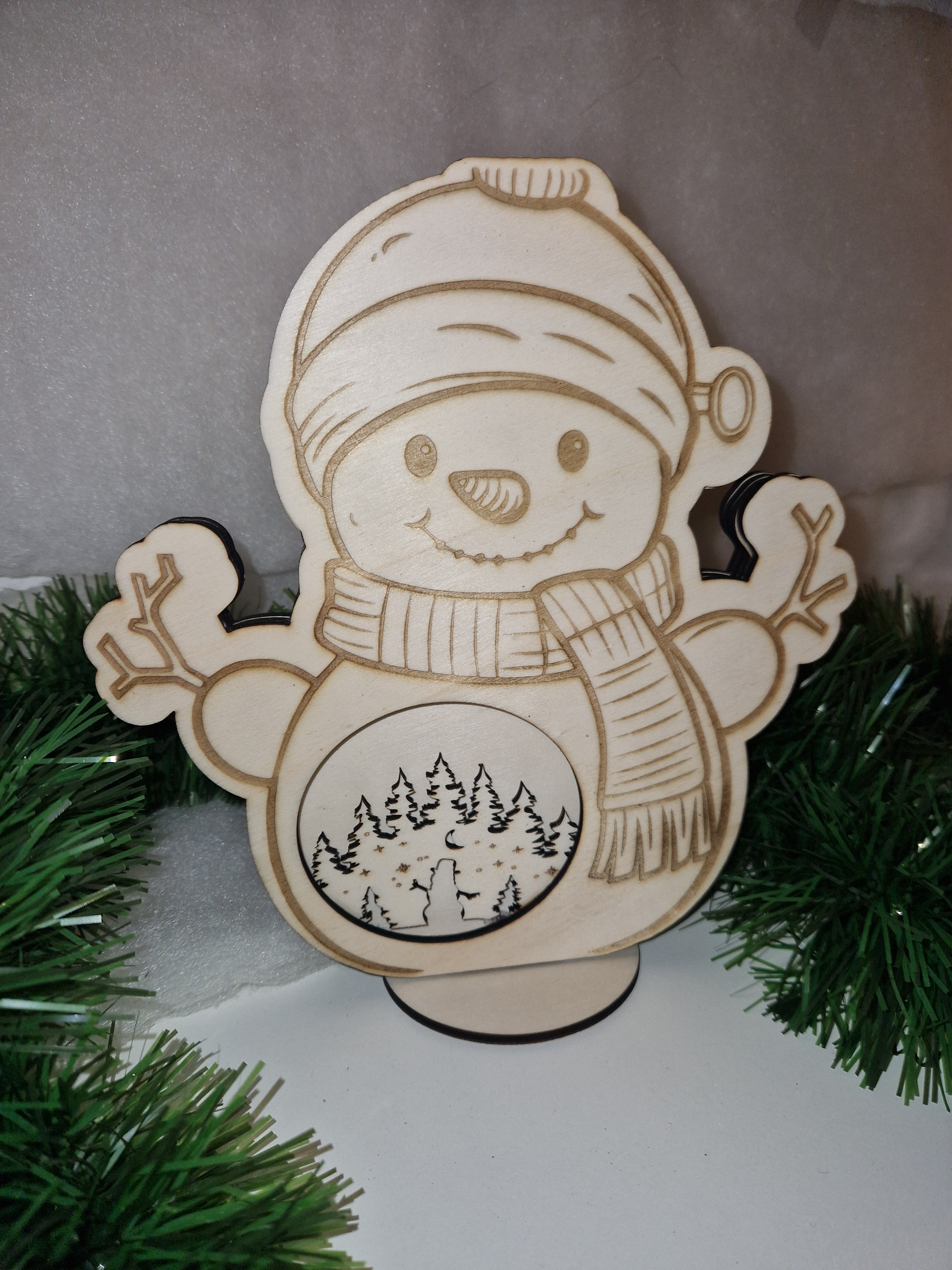 Weihnachtsaufsteller "Frosti 3D" LED