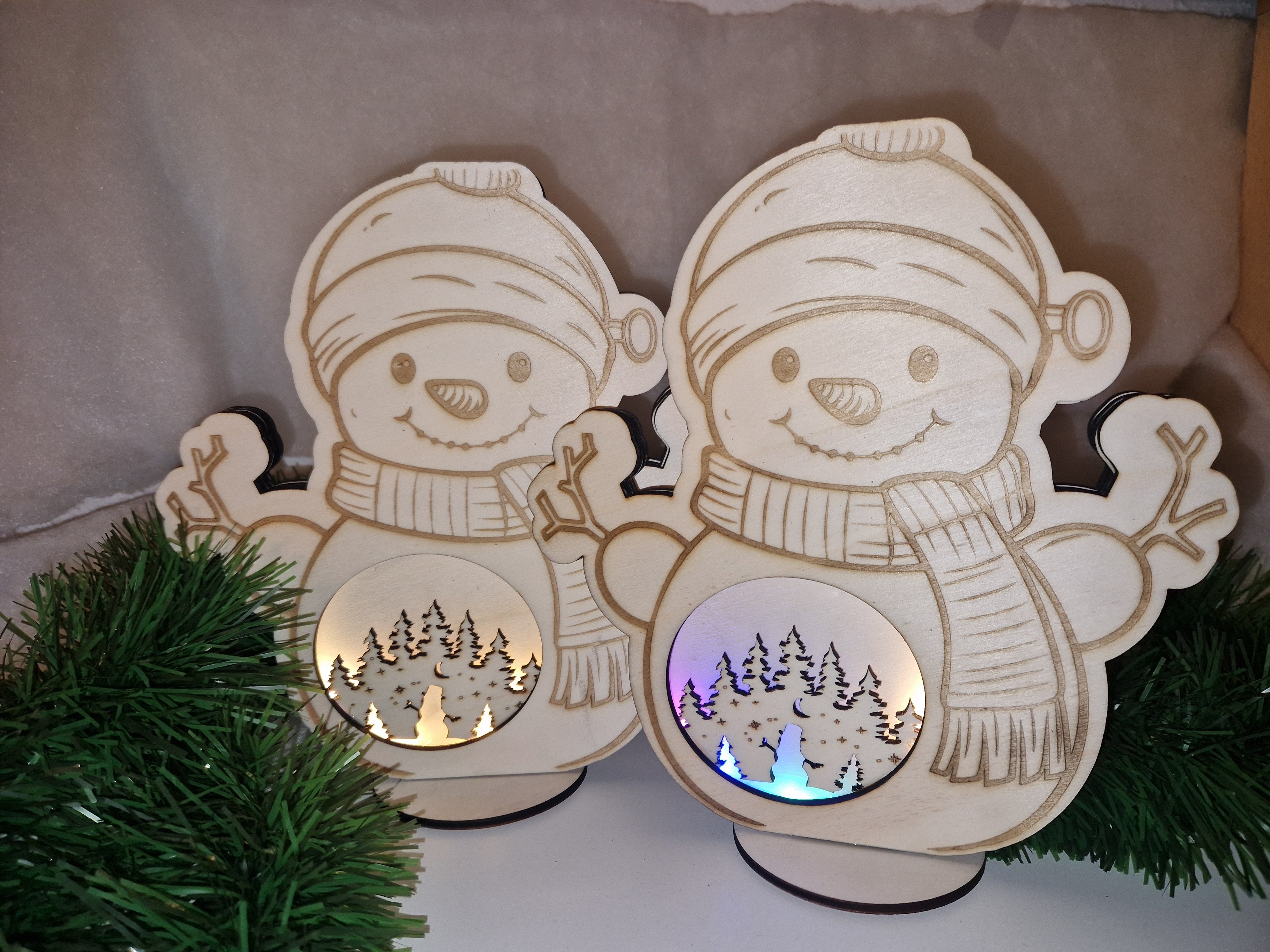 Weihnachtsaufsteller "Frosti 3D" LED