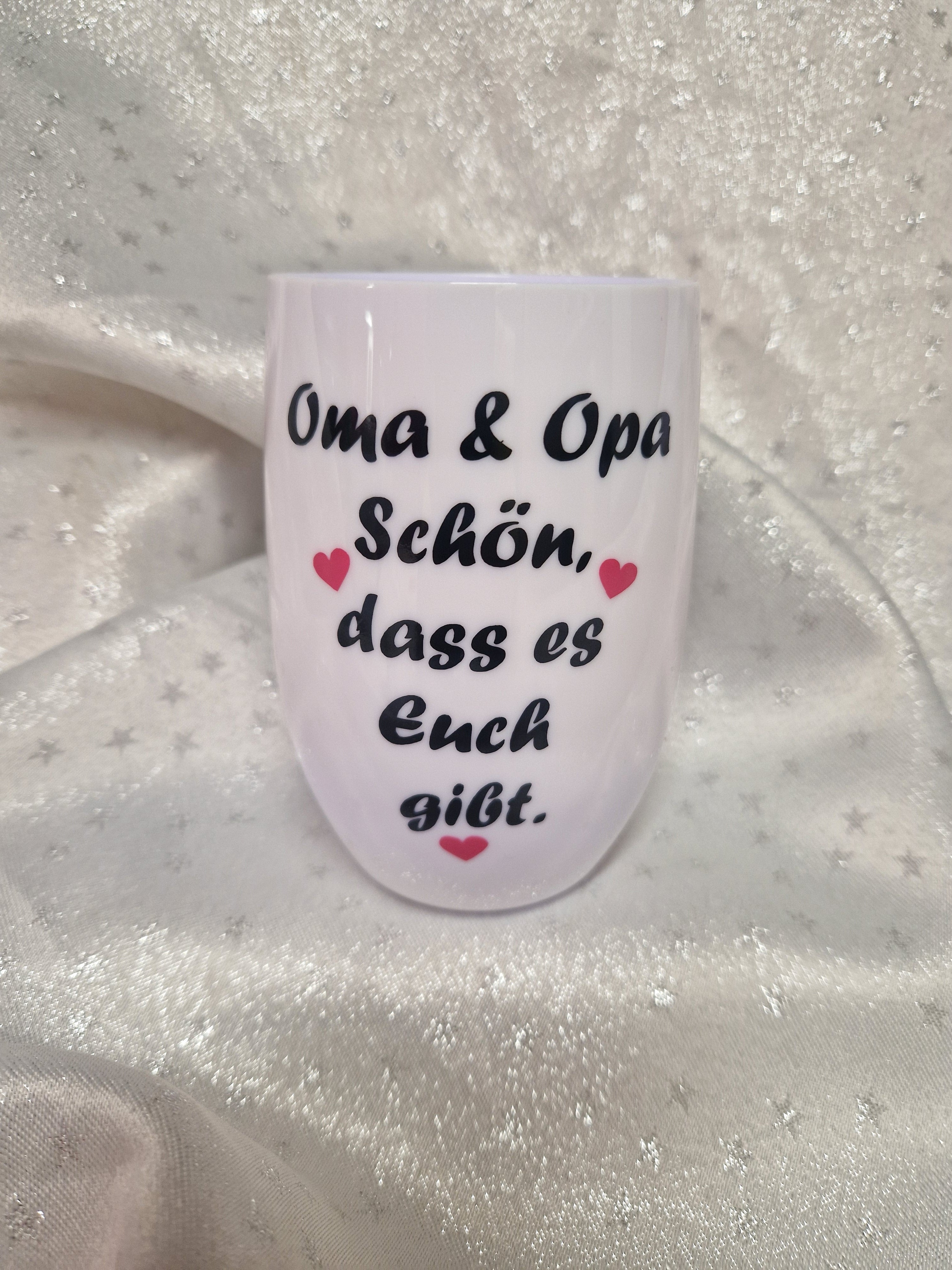 LED Windlicht "Spruch"