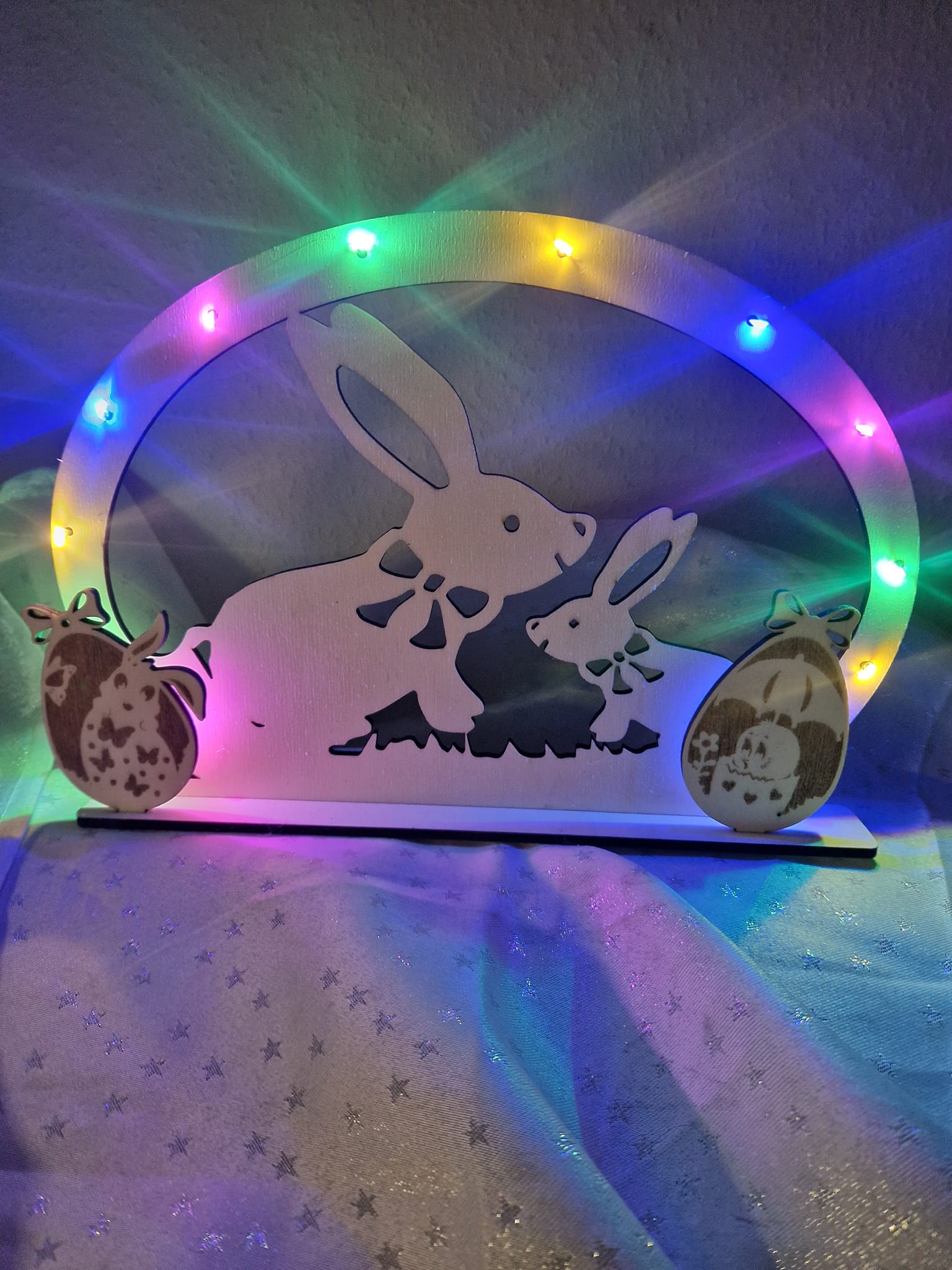 LED Aufsteller "Schwibbogen" OSTERN