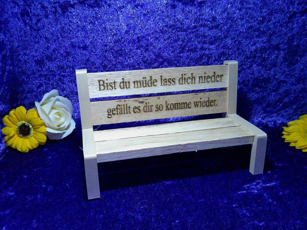 Deko Bank Spruch Personalisiert