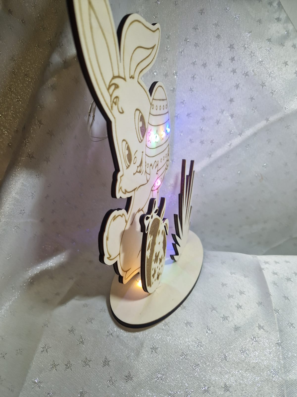 LED Aufsteller Osterdeko "Hase 1"
