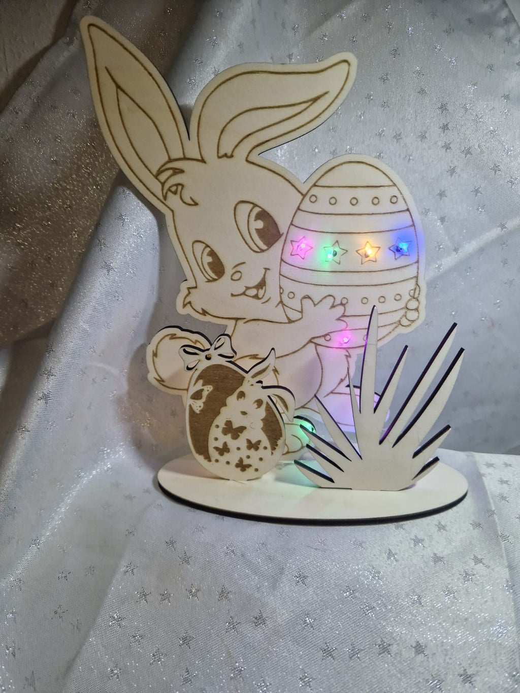 LED Aufsteller Osterdeko "Hase 1"