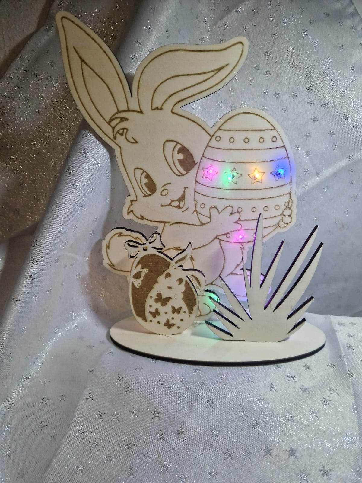 LED Aufsteller Osterdeko "Hase 1"