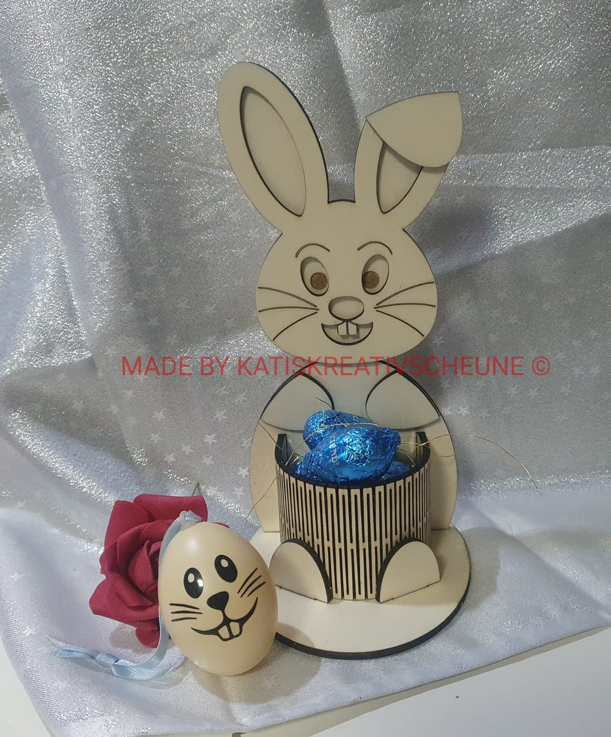 HASE zum Befüllen 3D Lasergeschnitten OSTERN