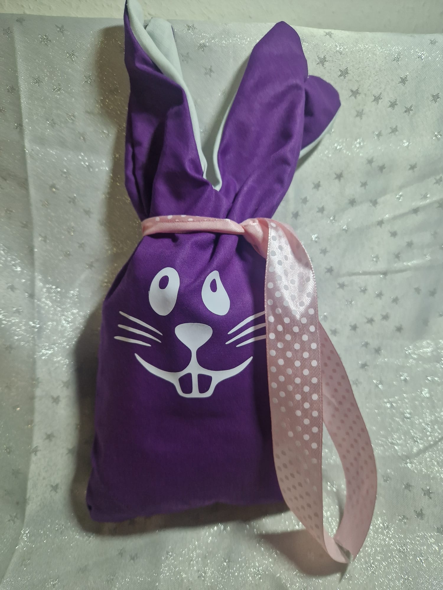 Handmade Ostersäckchen zum Befüllen mit Wunschname