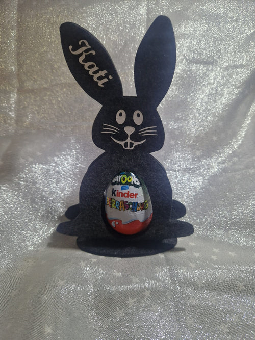 Filz Hase Ü-Ei personalisiert