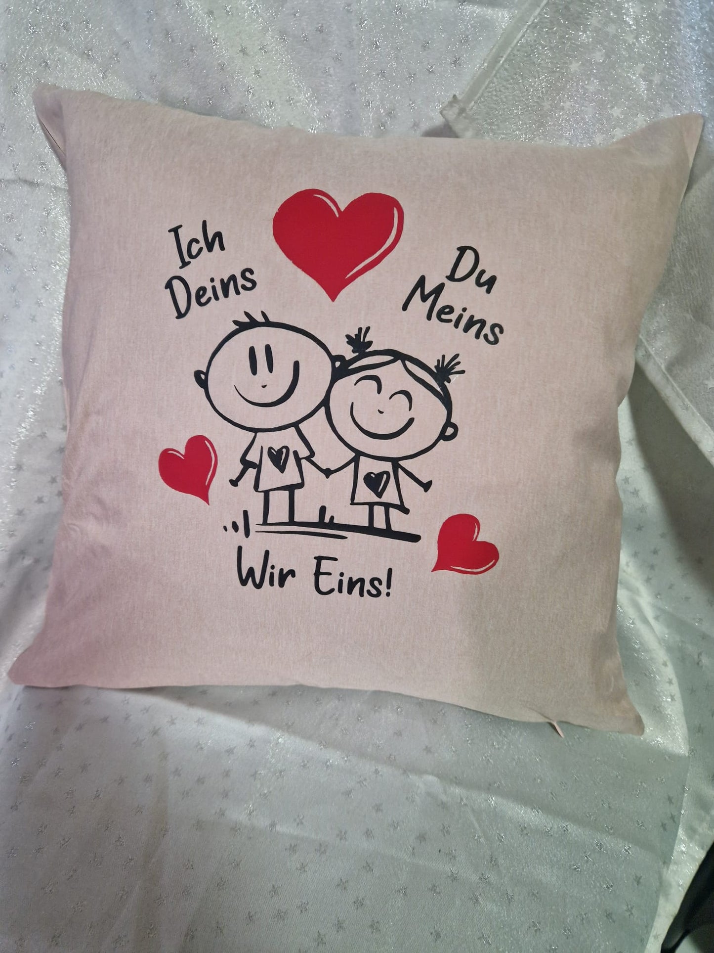 Tolle Partner Geschenk Deko Kissen 40x40 mit Spruch