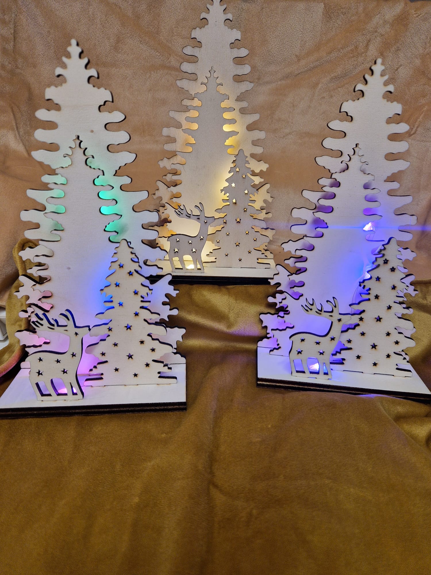LED Weihnachtsaufsteller "Winterlandschaft"