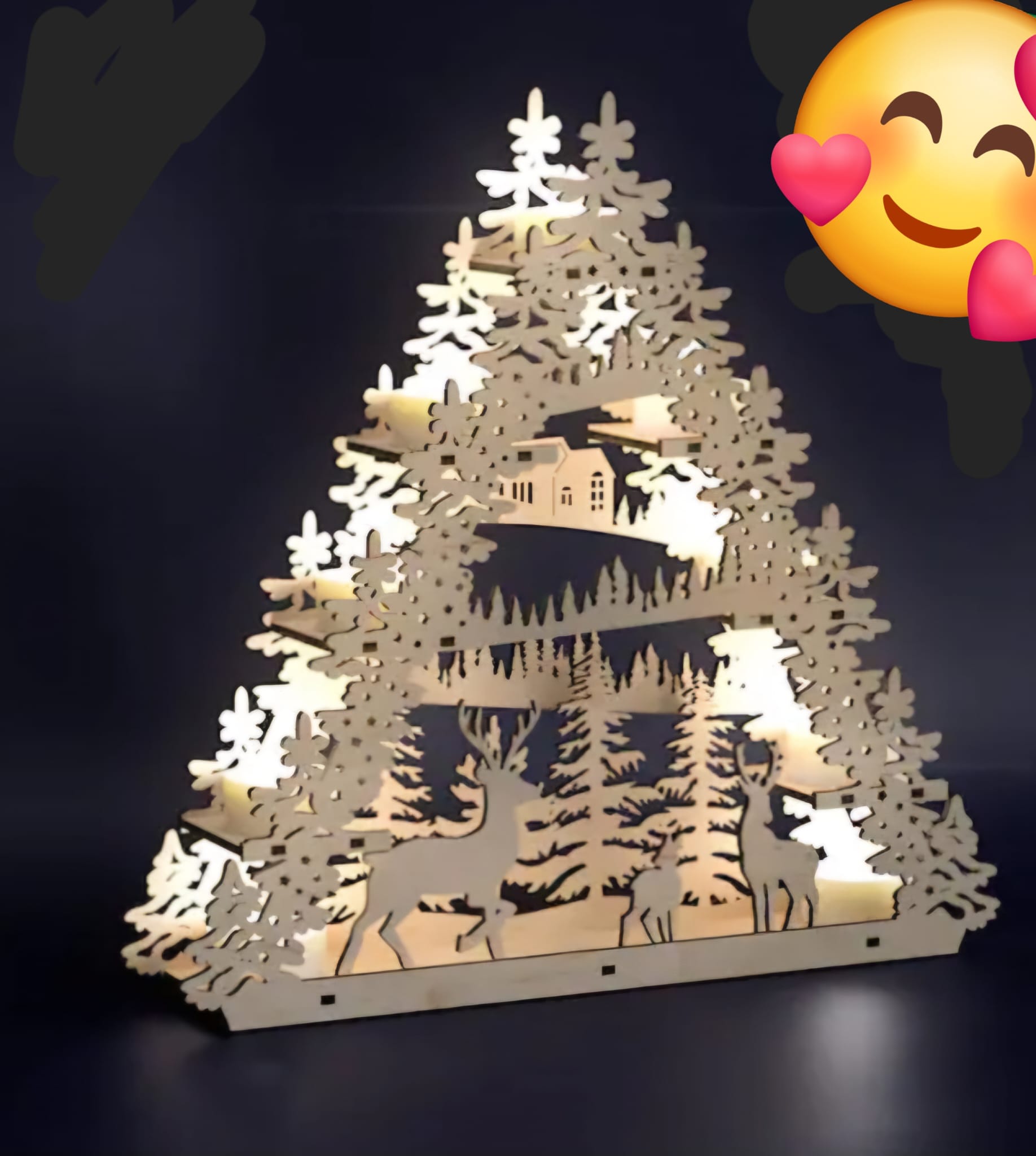 Pyramide Weihnachten LED