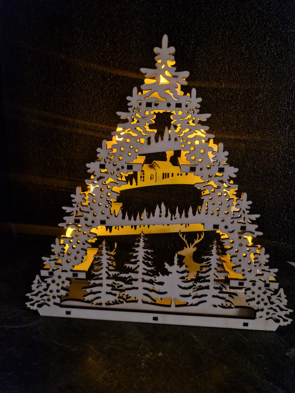 Pyramide Weihnachten LED