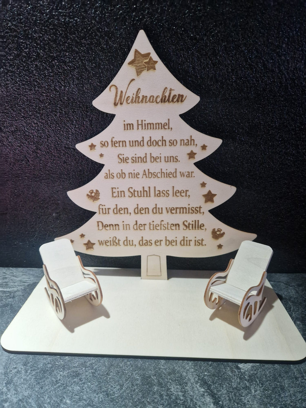 Weihnachten im Himmel Deko Baum