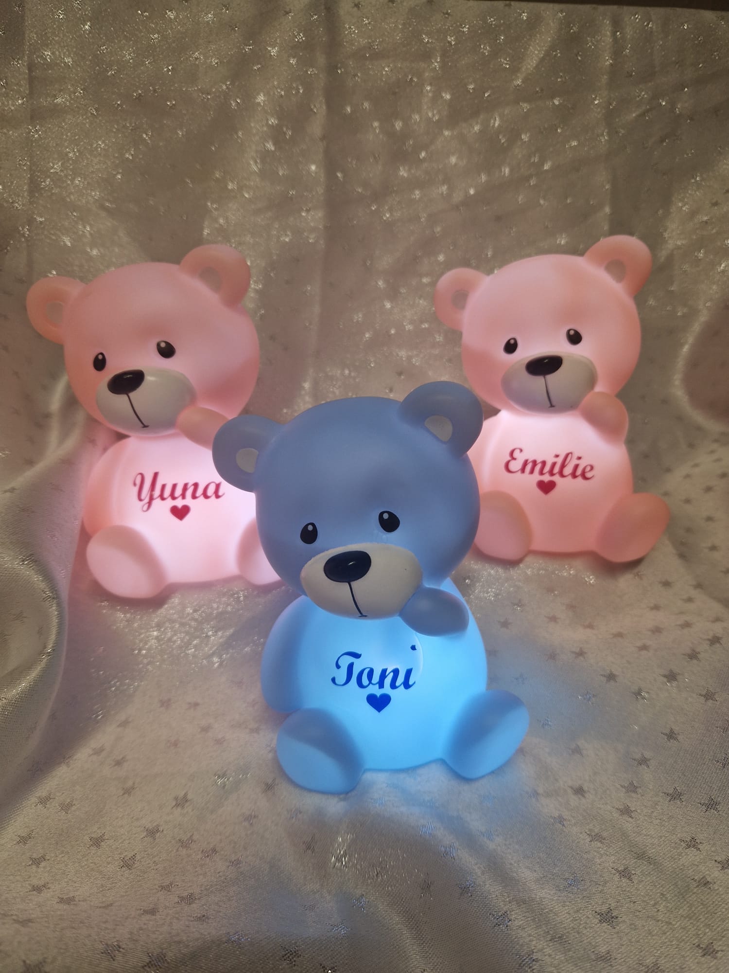 Nachtlicht TEDDY mit NAMEN