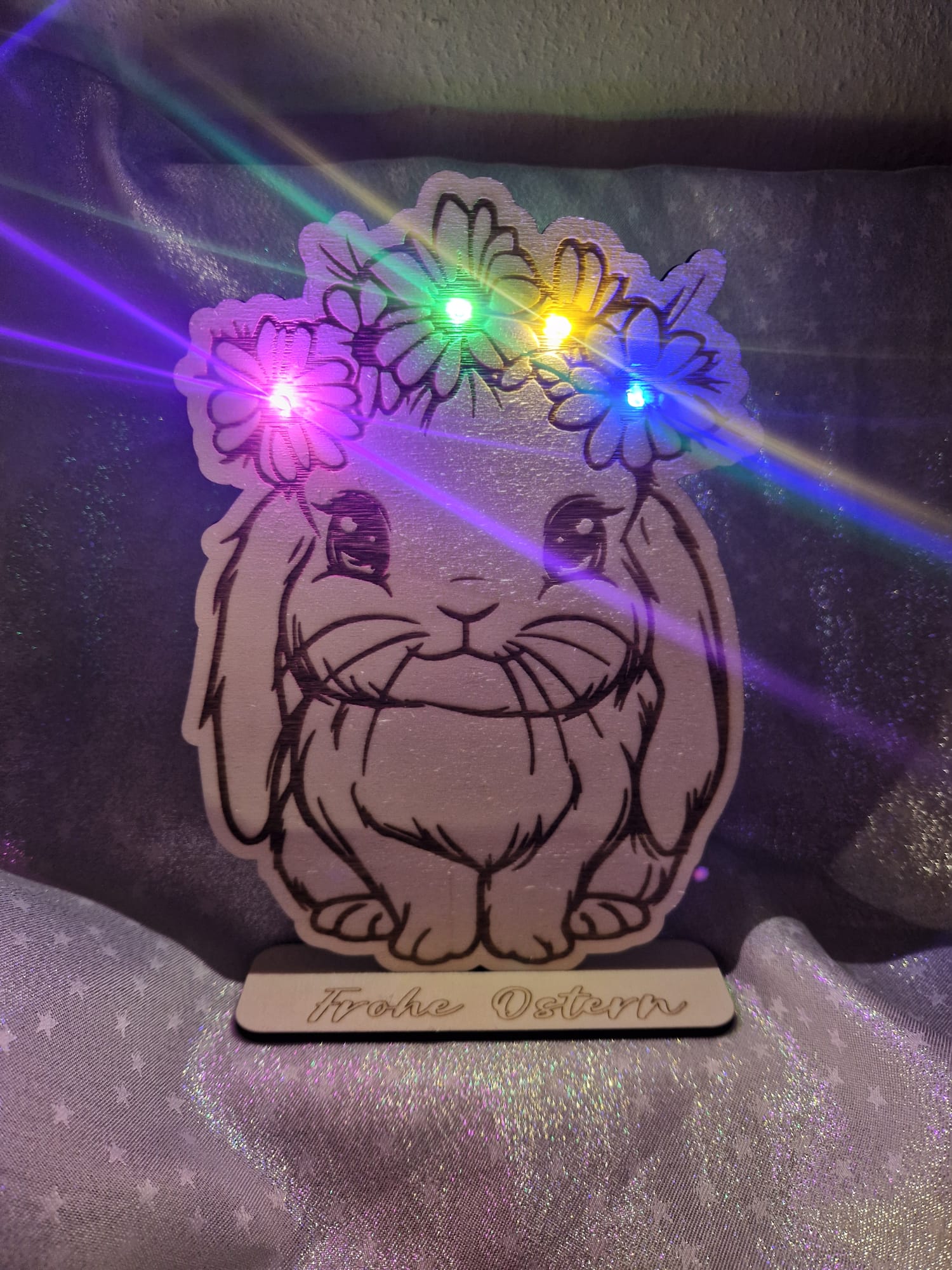 Süßer LED Osterhase Ostern