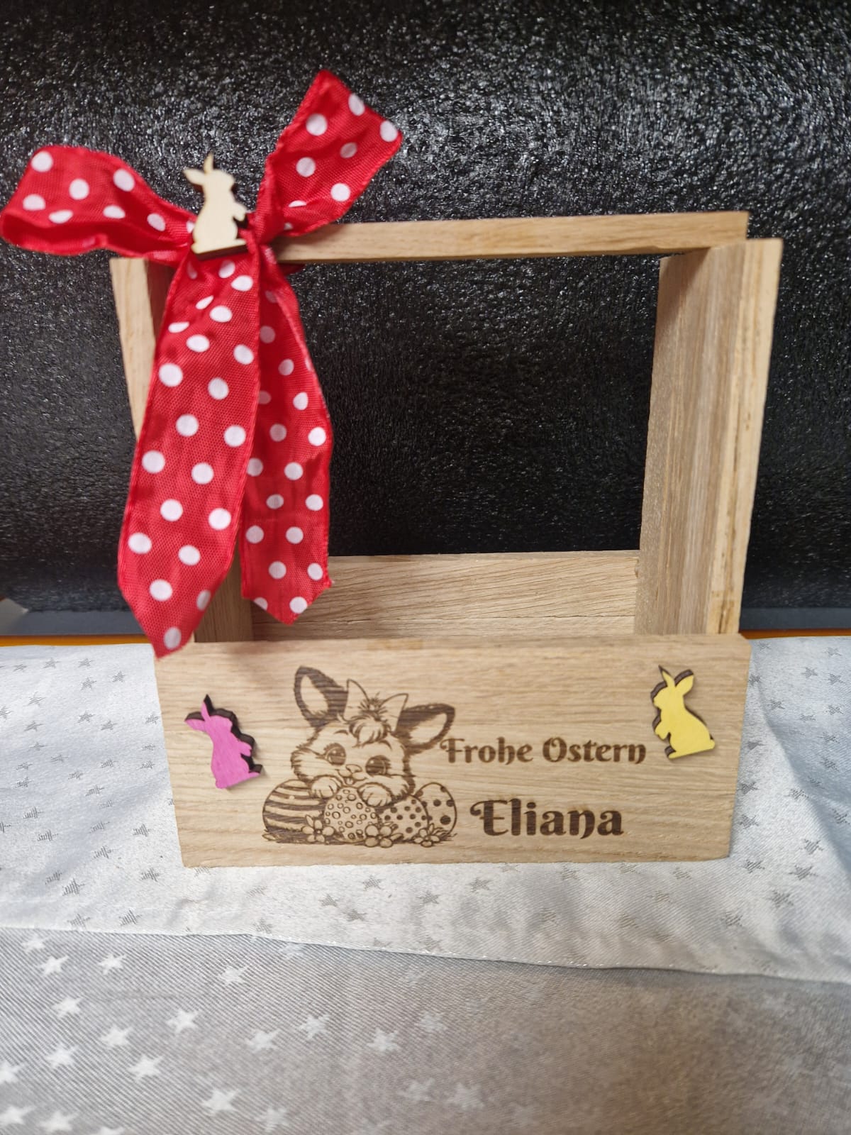 Osterkorb mit Namen NEU 2026 Super Süß