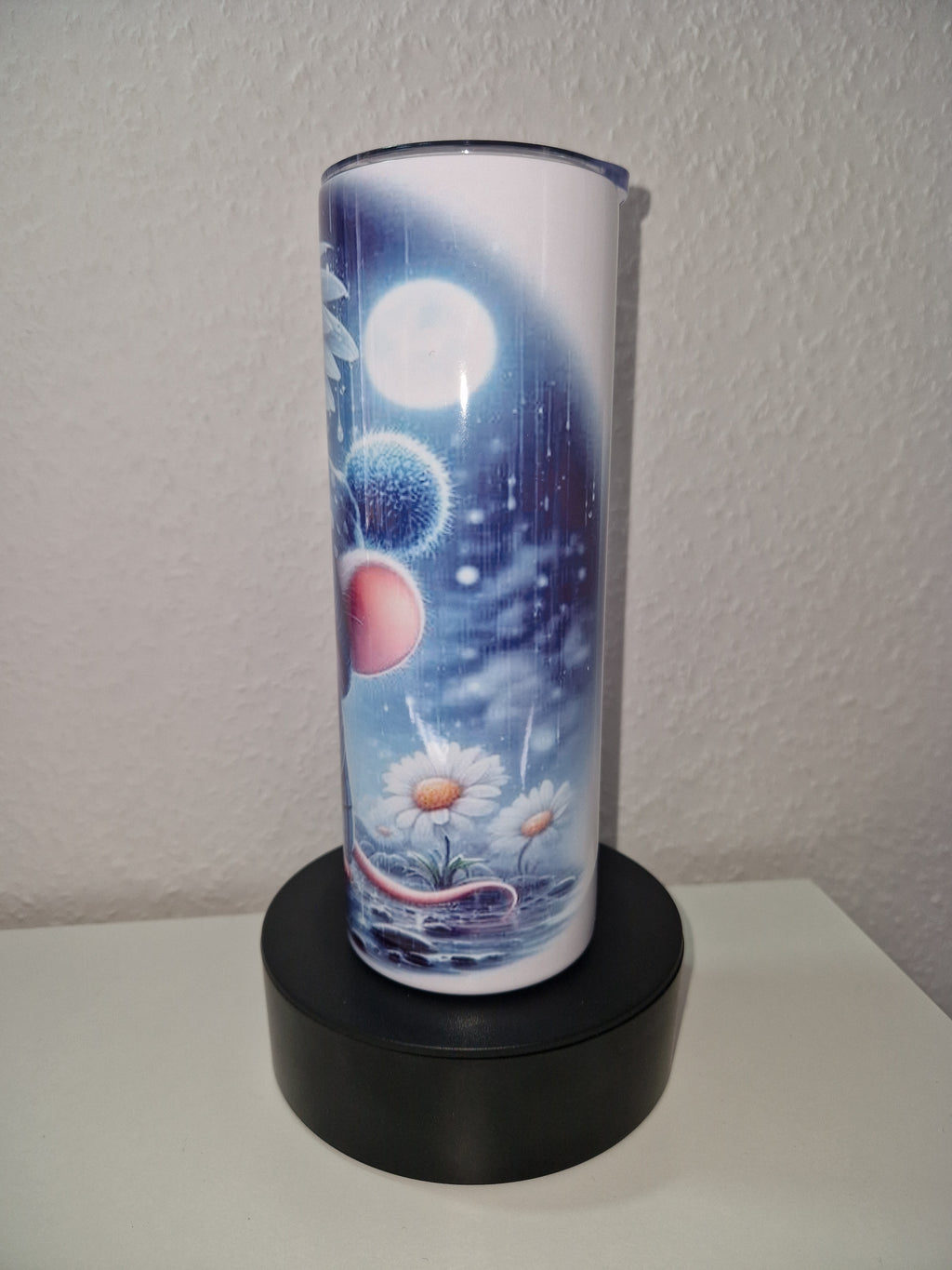 Tumbler Thermobecher to Go "Maus im Regen" Personalisierbar