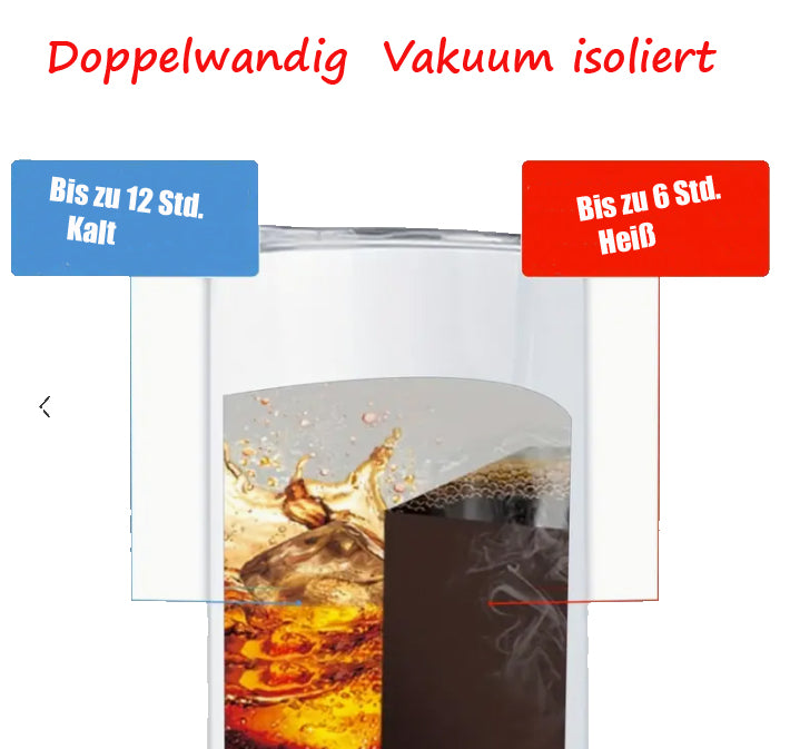 Tumbler Thermobecher 590ml/20oz dein "Wunschmotiv/Text"