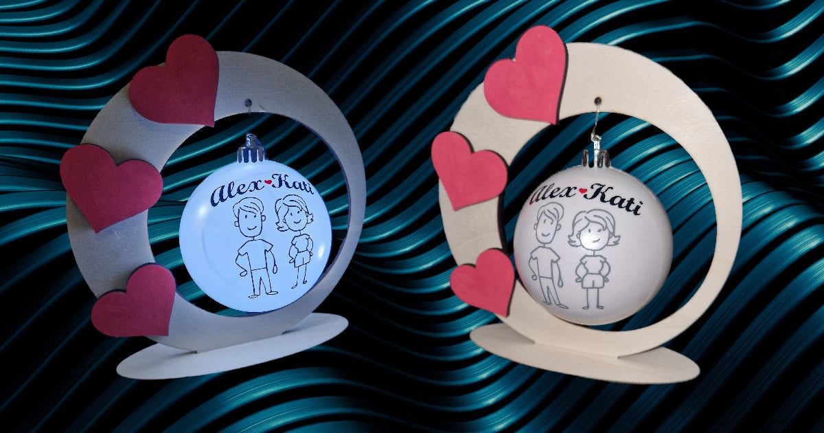 LED Aufsteller "KUGEL" Super Süß