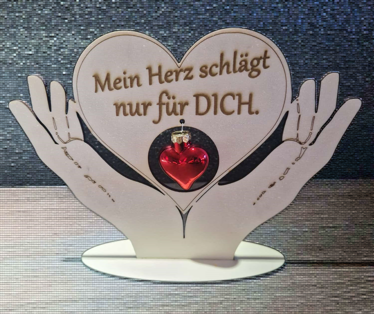 Aufsteller Herz
