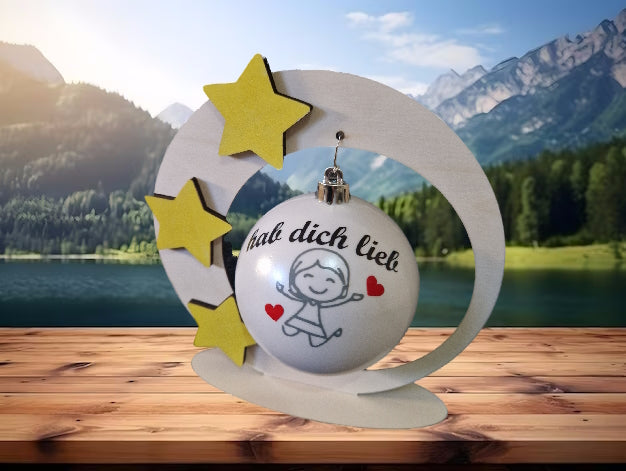 LED Aufsteller "KUGEL" Super Süß