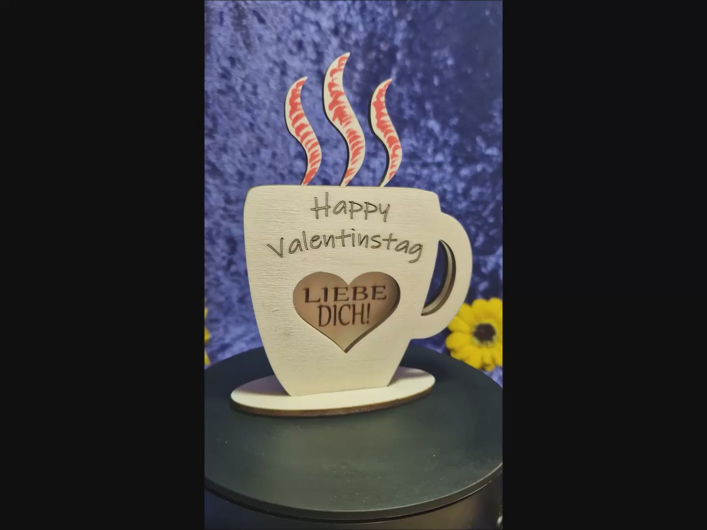 Valentin´s Kaffeetasse Geschenk Überaschung