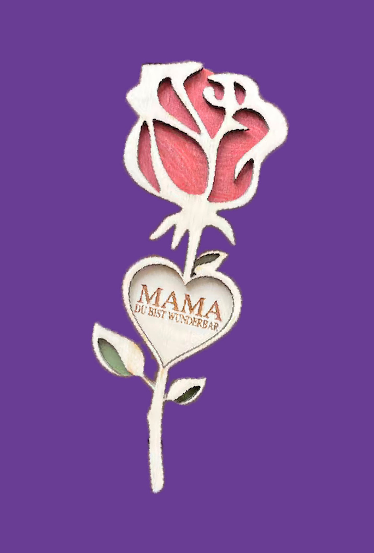 Rose  Mama Muttertag Geburtstag