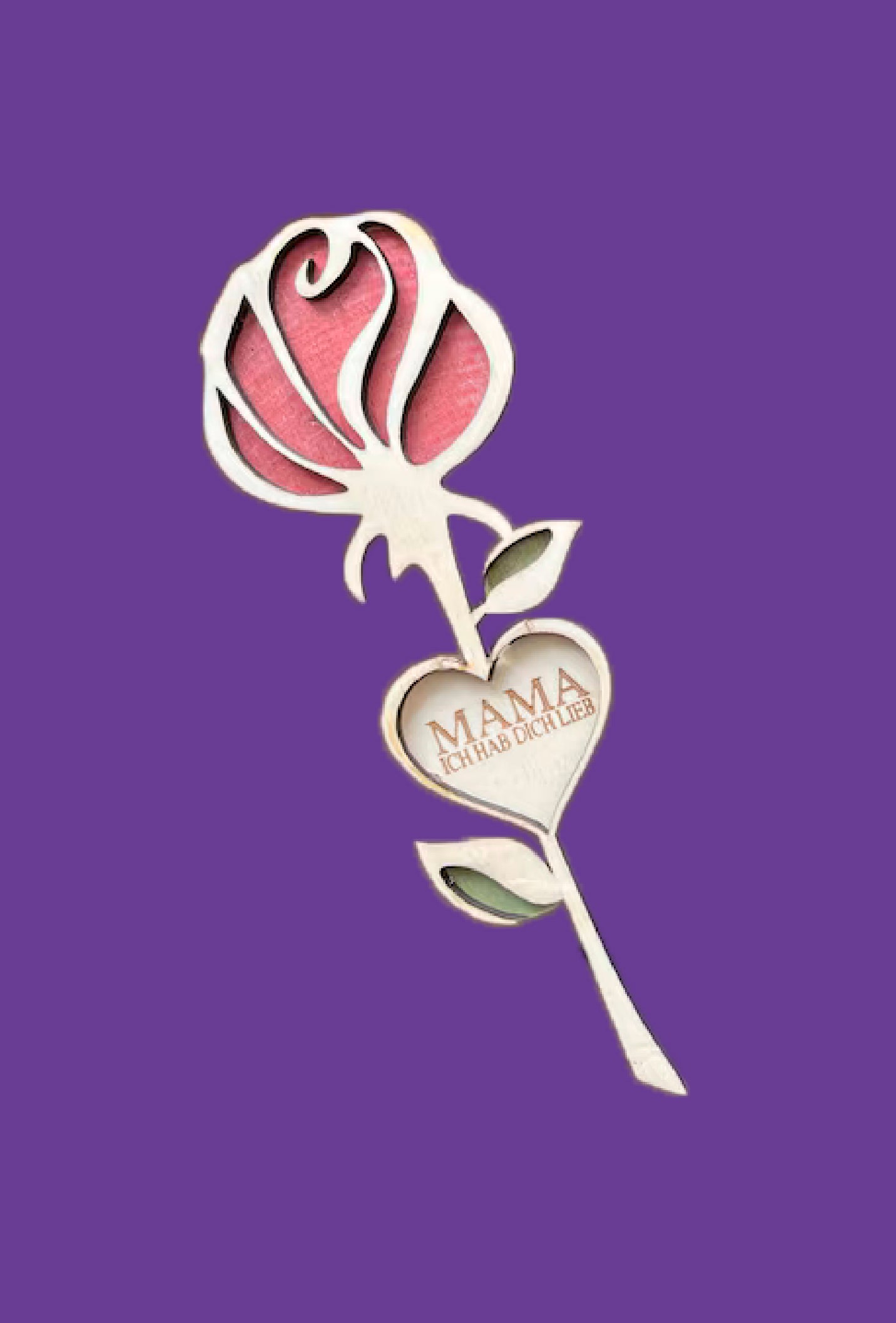 Rose  Mama Muttertag Geburtstag