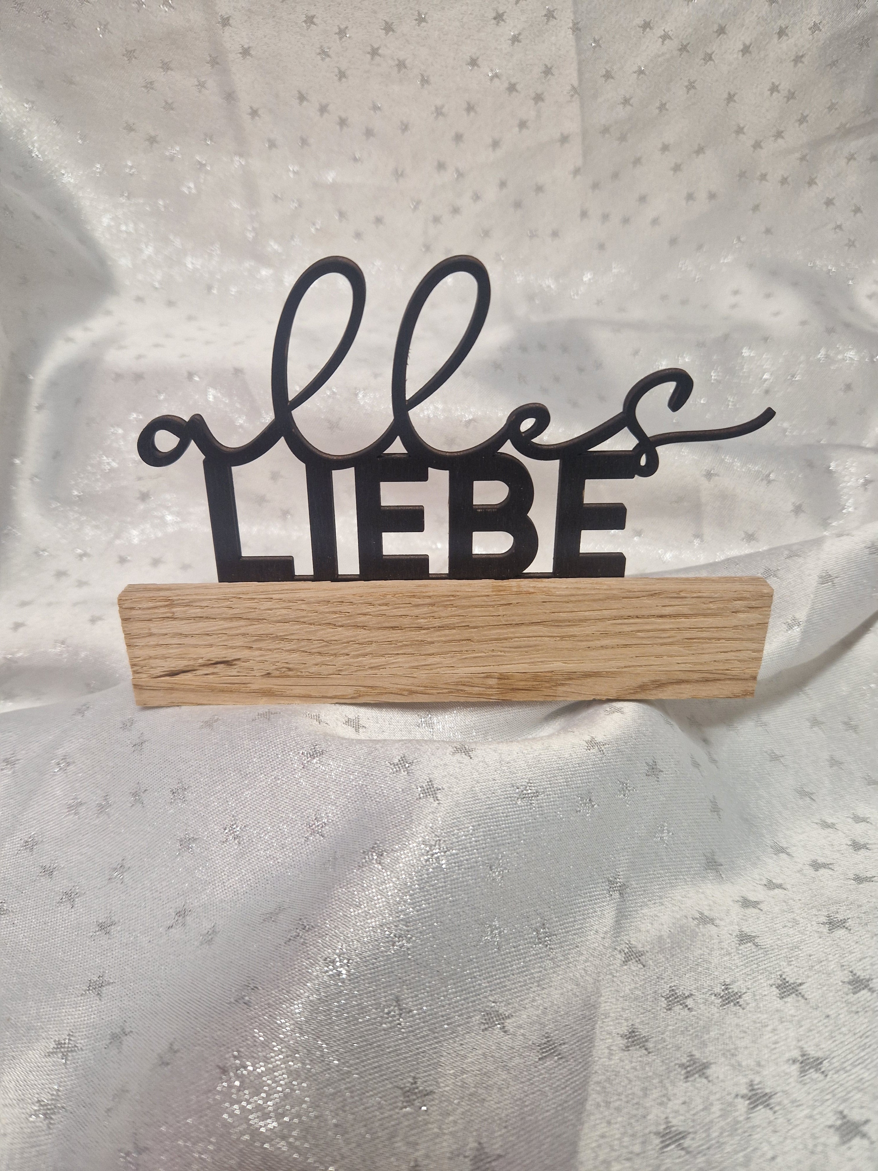 Süße Bild Spruch Aufsteller