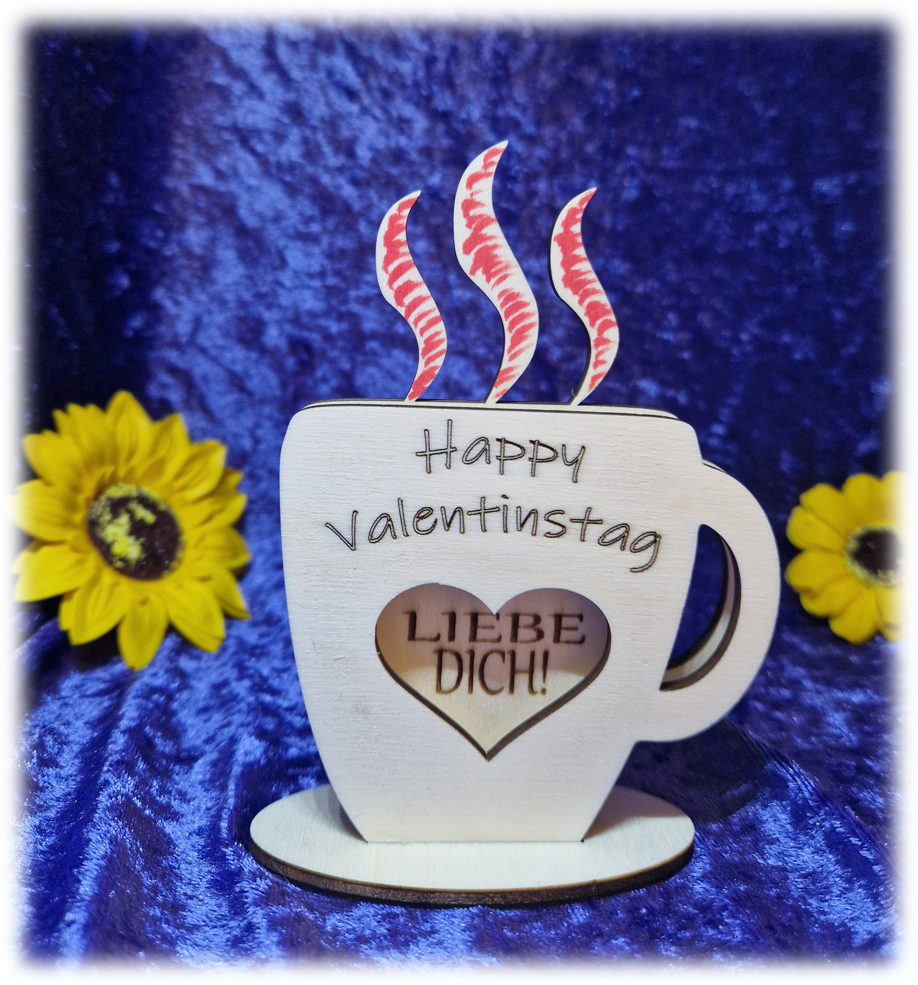 Valentin´s Kaffeetasse Geschenk Überaschung