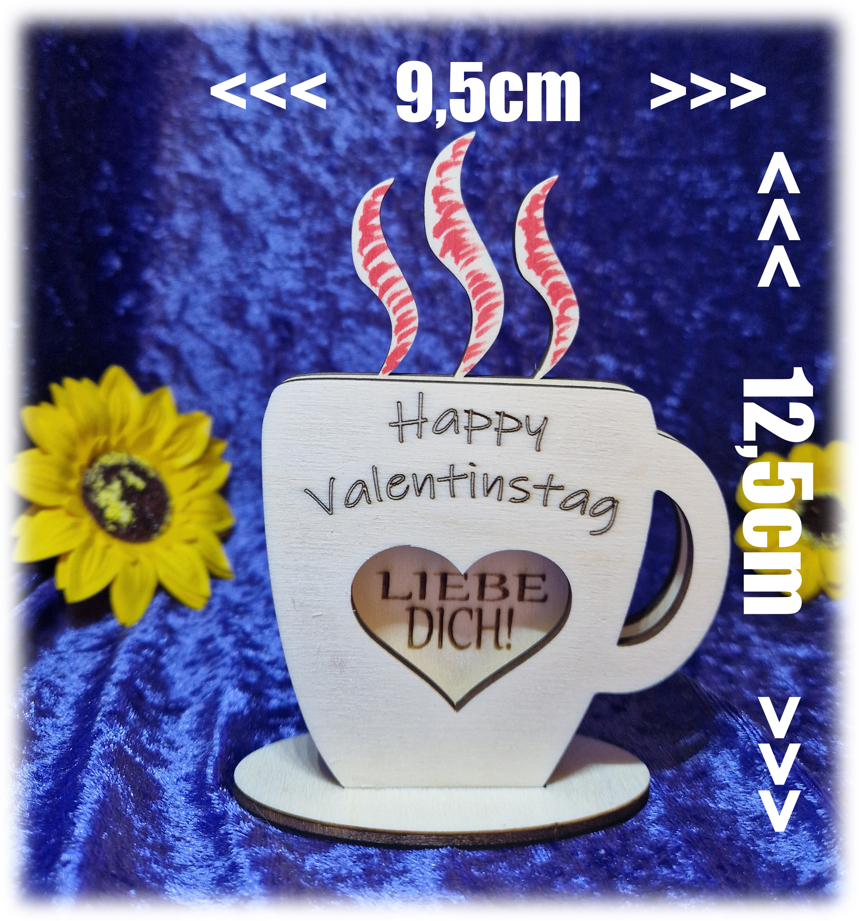 Valentin´s Kaffeetasse Geschenk Überaschung