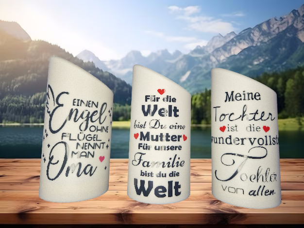 Deko Tischlampe mit Timer