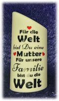 Deko Tischlampe mit Timer