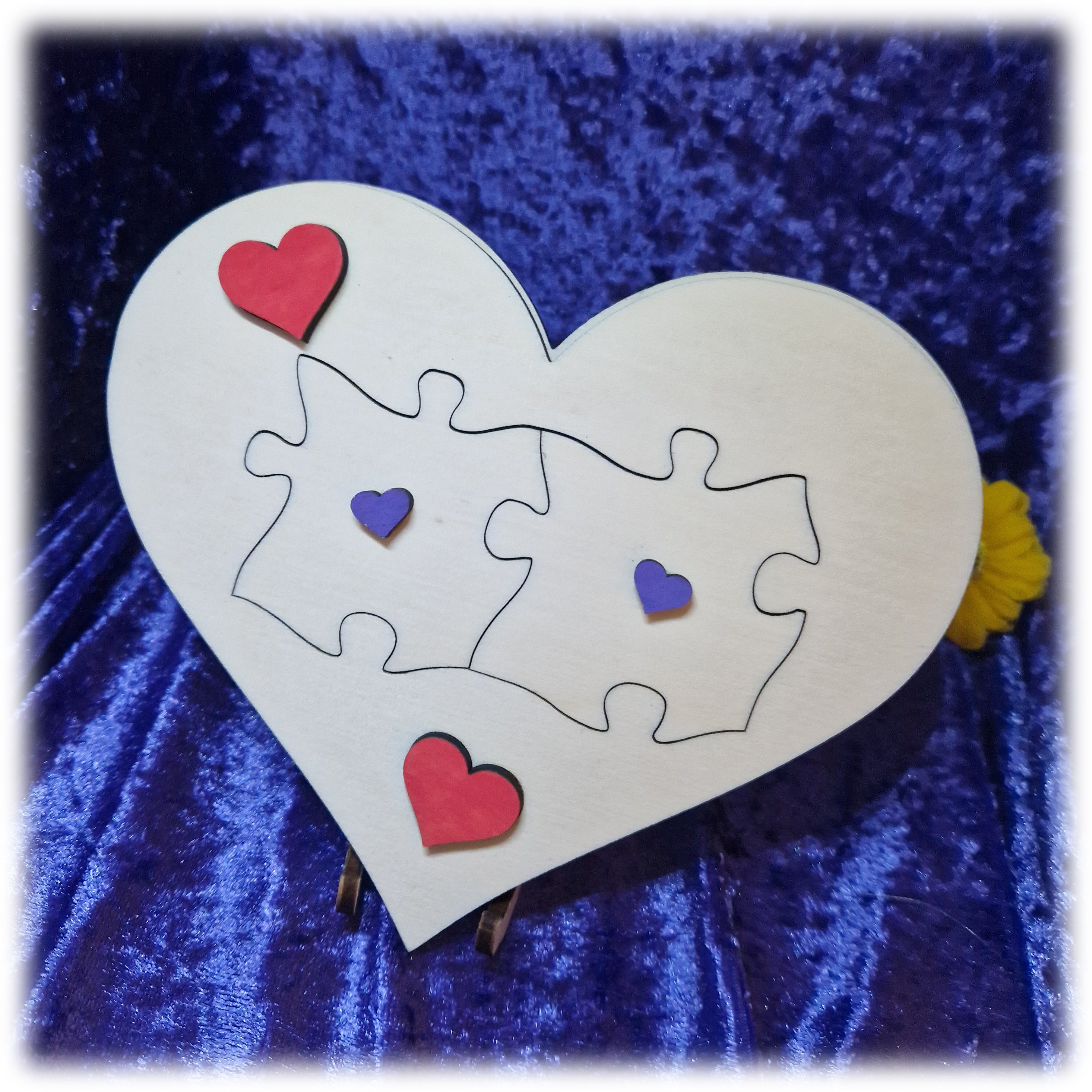 Valentins Partner Herz personalisierbar