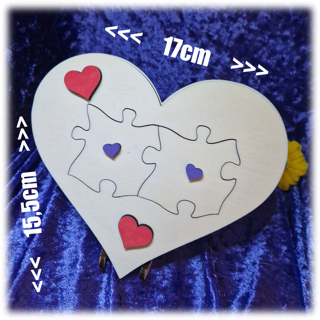Valentins Partner Herz personalisierbar