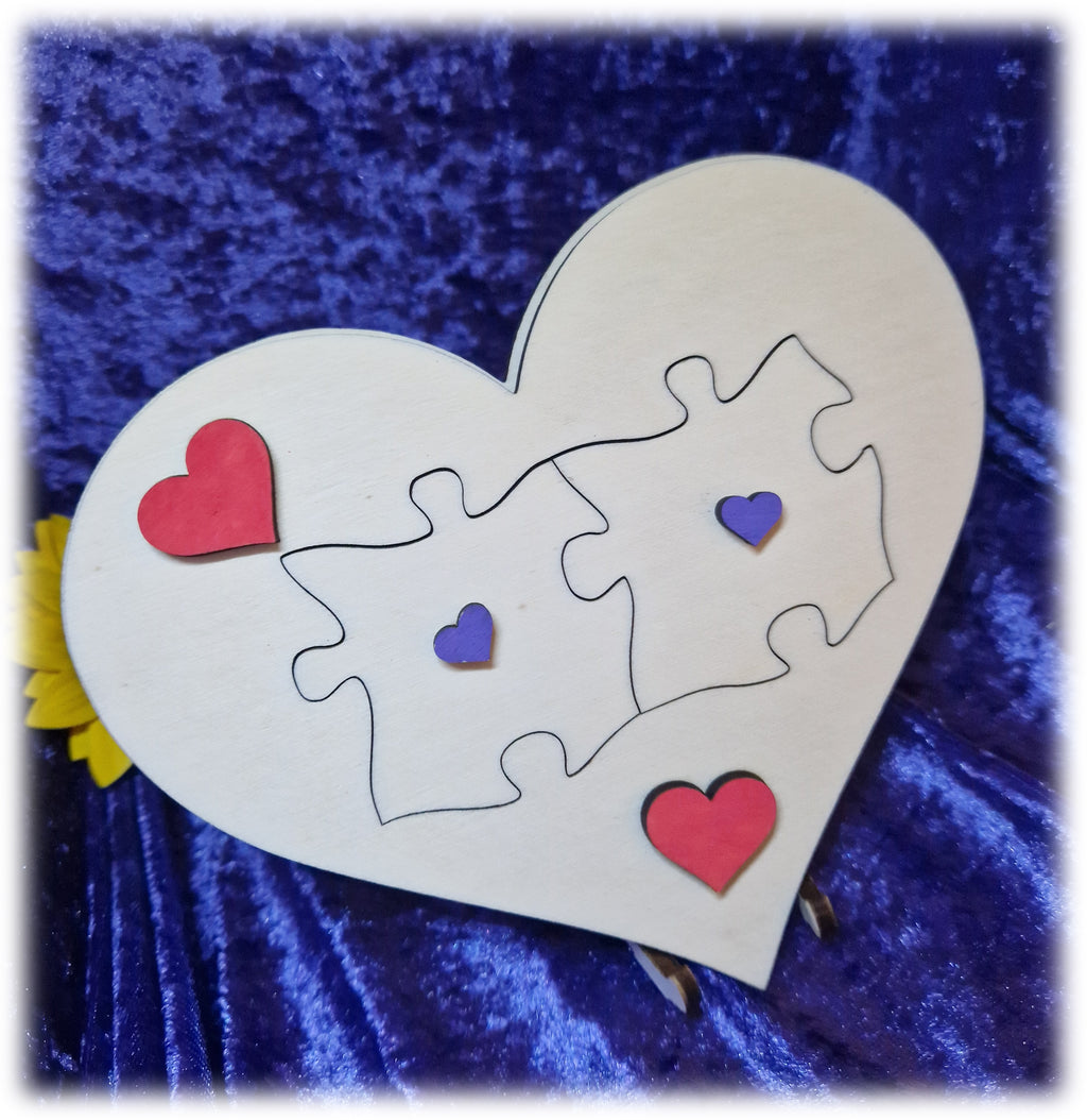 Valentins Partner Herz personalisierbar