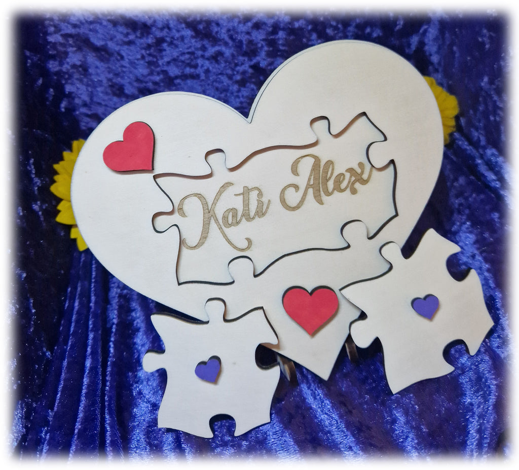 Valentins Partner Herz personalisierbar